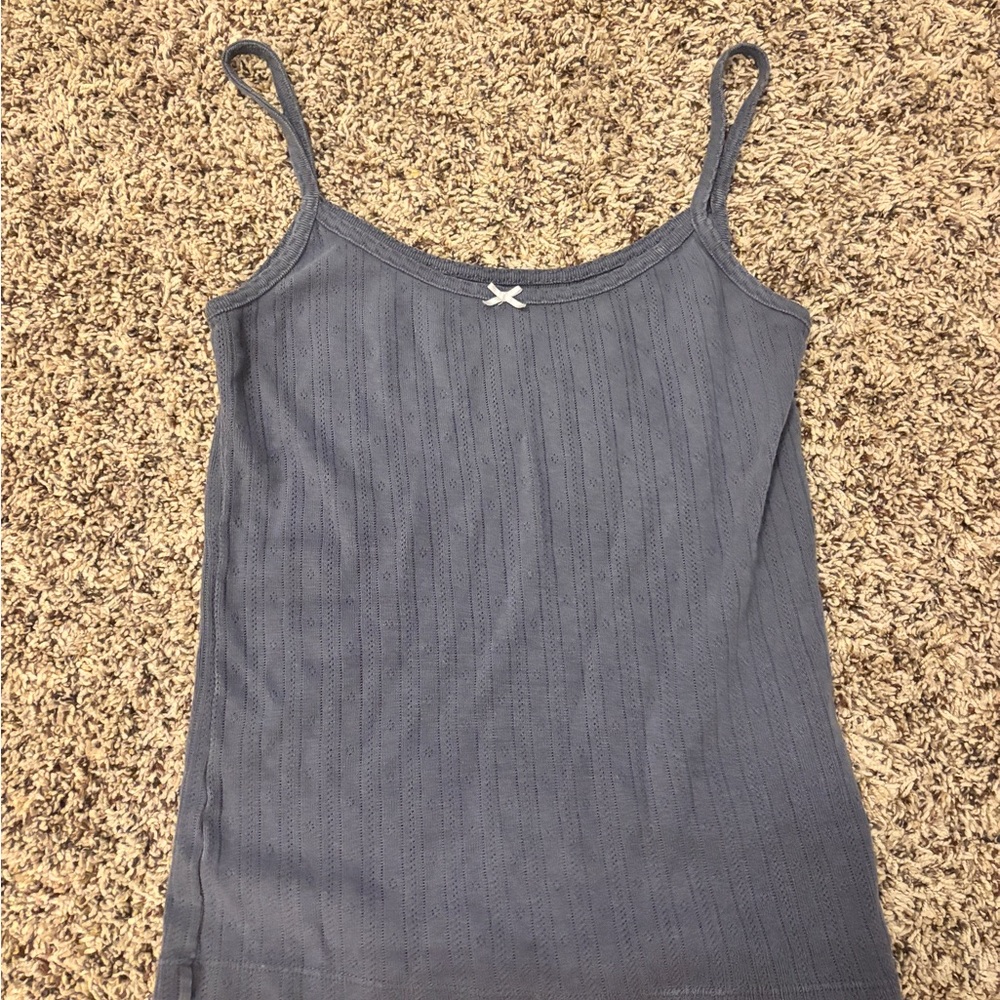 NWOT Brandy Melville Blue Tank